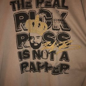 The Real Rick Ross Is Not A Rapper Hip Hop Shirt